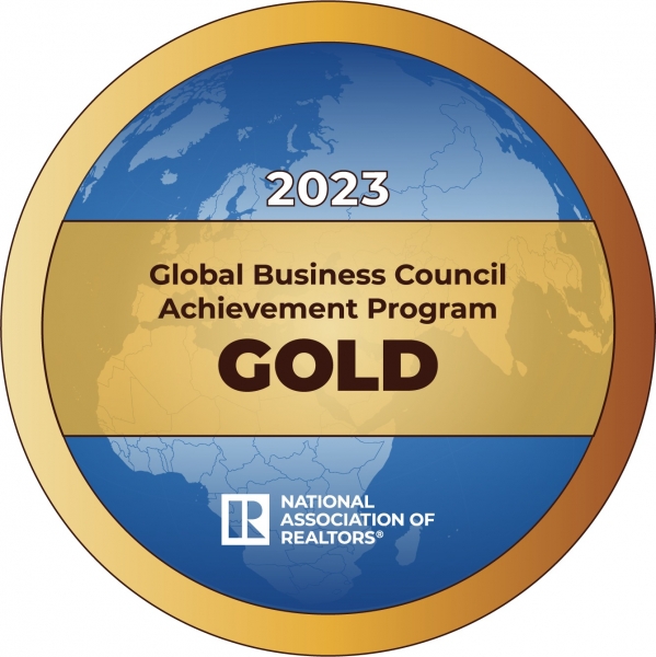 2023 NAR Global Achievement Award Gold